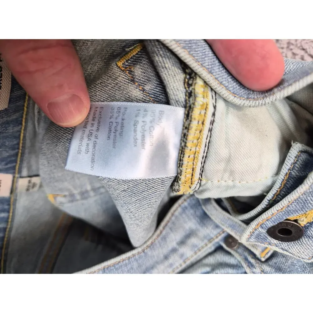 Flint and Tinder Jeans Men's Size 29x30 Light Wash Tapered Fit (1211)